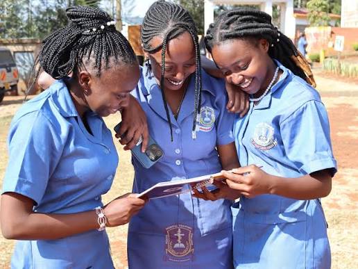 KMTC students reviewing notes together